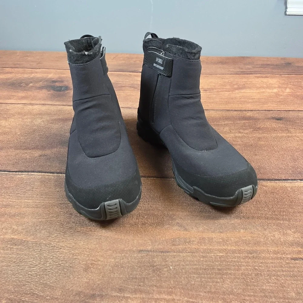 Salomon Tactile 2 TS WP Winter Boots Mens 7 Black Thinsulate Waterproof Zip
